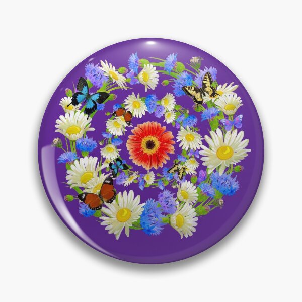 Item preview,   Beautiful Multicolors Flowers And Butterflies designed and sold by BhavyaBathla.