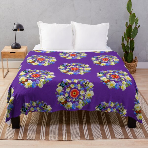 Item preview,   Beautiful Multicolors Flowers And Butterflies designed and sold by BhavyaBathla.