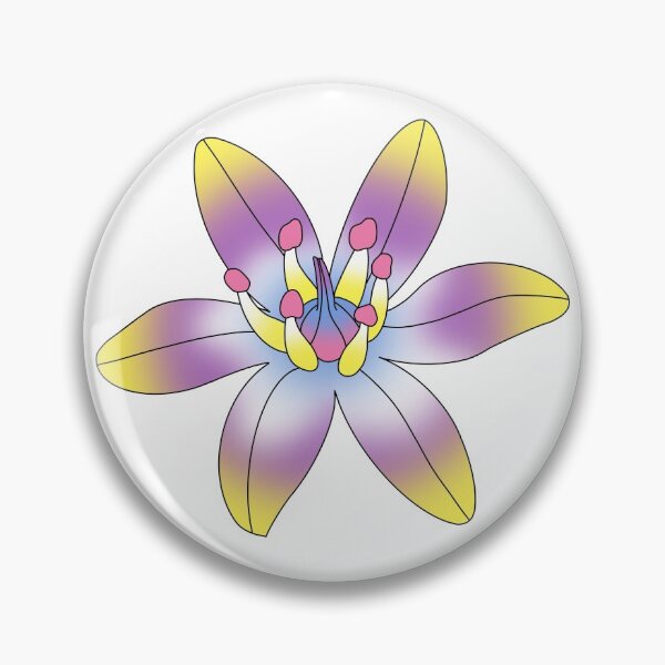Item preview, Bigender Pride Flag Flower designed and sold by Kai Buro.