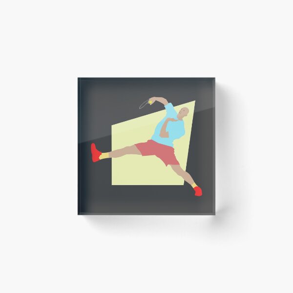 Item preview, Badminton Overhead Smash Illustration designed and sold by socozora.