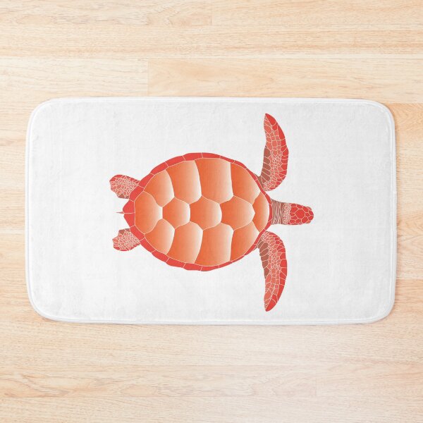 Item preview, Vibrant Orange Mosaic Sea Turtle designed and sold by KsbAesthetics.