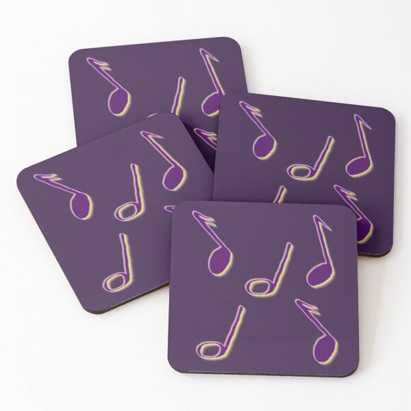 Item preview, Purple glow music notes designed and sold by PBerry.