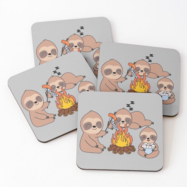 Item preview, Campfire Sloth designed and sold by YueHeng Creates ⭐⭐⭐⭐⭐.