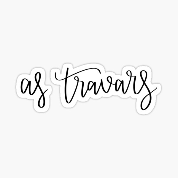 Vista previa del artículo con la obra «Como travars», diseñado y vendido por Bookishletters.