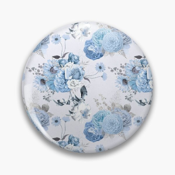 Item preview, Blue Floral  designed and sold by DonaUnique.