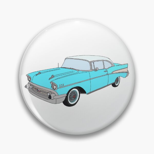 Item preview, Blue Retro Vintage Cadillac Convertible Print designed and sold by BlissTheory.