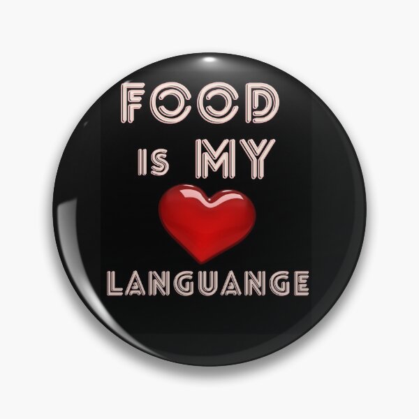 Item preview, food is my language designed and sold by koolCollective.