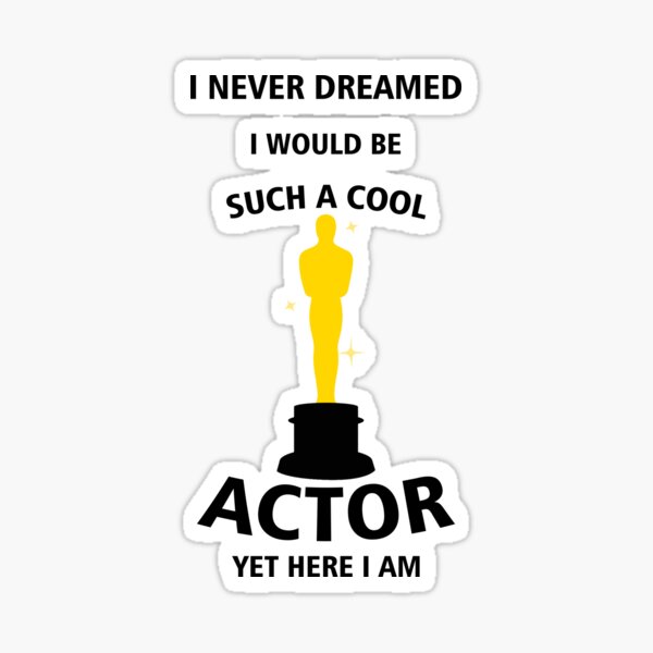 Item preview, A cool actor designed and sold by ellosmedicenale.