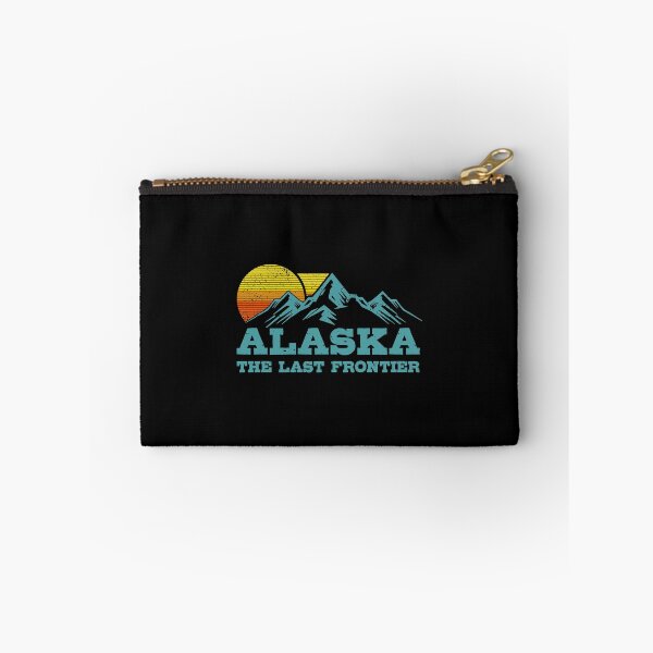 Item preview, Alaska The Last Frontier Vintage Mountains Sunset Souvenir Pullover Hoodie designed and sold by cpaddensil.