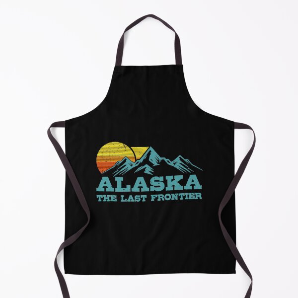 Item preview, Alaska The Last Frontier Vintage Mountains Sunset Souvenir Pullover Hoodie designed and sold by cpaddensil.