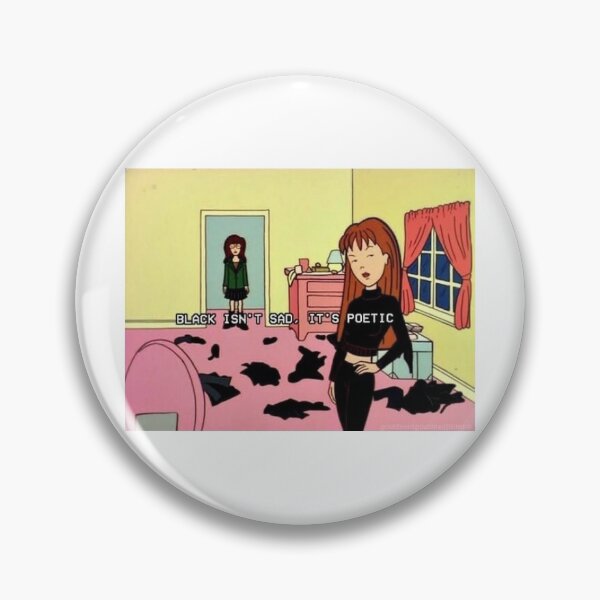 Item preview, black isn’t sad it’s poetic daria designed and sold by kgmcg.