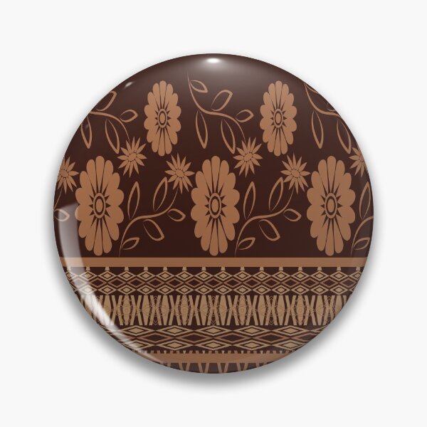 Item preview, Geometric ethnic pattern in brown  designed and sold by Patcha555.