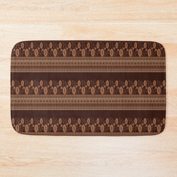 Item preview, Geometric ethnic pattern in brown  designed and sold by Patcha555.