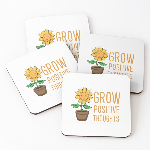 Item preview, Grow positive thoughts sticker designed and sold by Artezia.