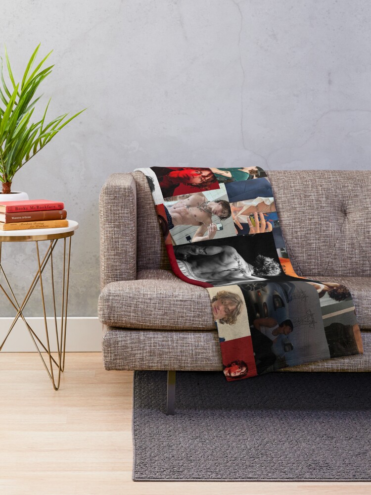 "Vinnie Hacker Collage" Throw Blanket by Figureme Redbubble