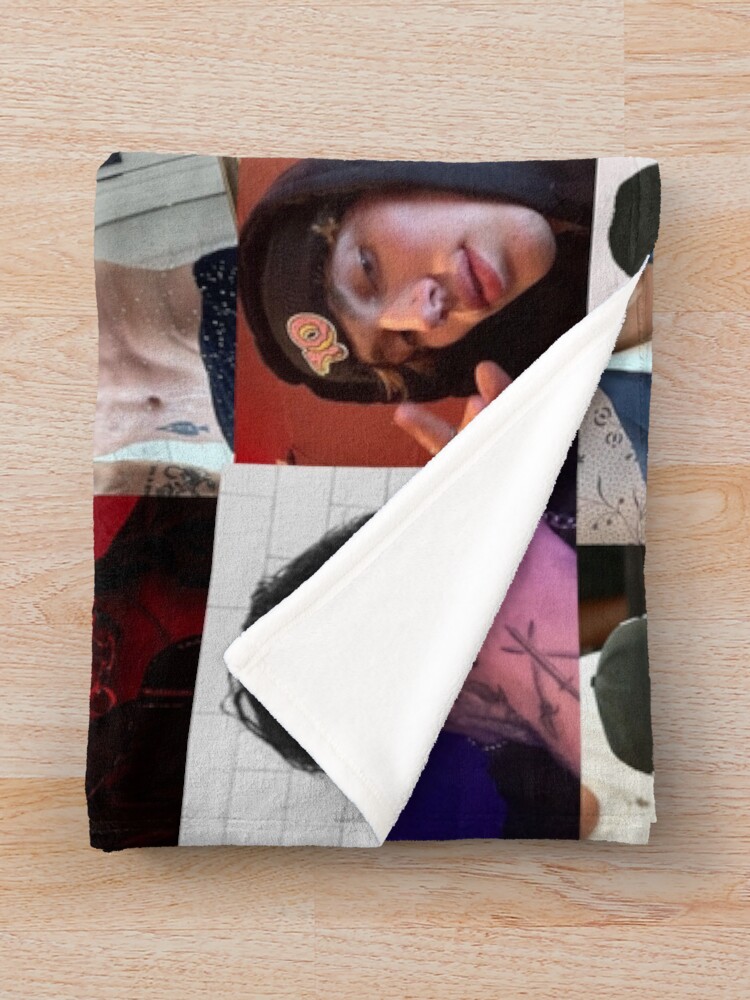 "Vinnie Hacker Collage" Throw Blanket by Figureme Redbubble