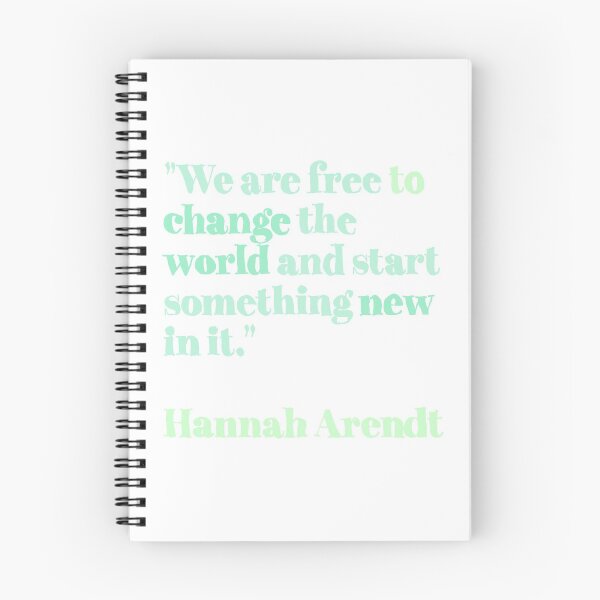 Item preview, Hannah Arendt change quotes green mint designed and sold by KennyLucky.