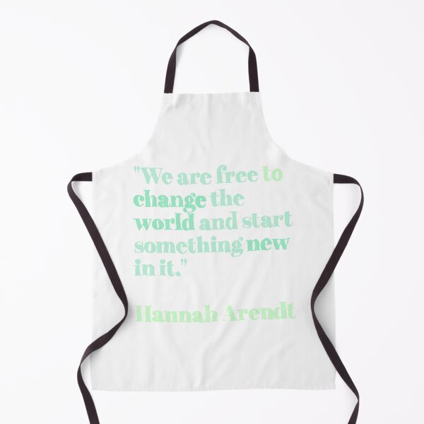 Item preview, Hannah Arendt change quotes green mint designed and sold by KennyLucky.