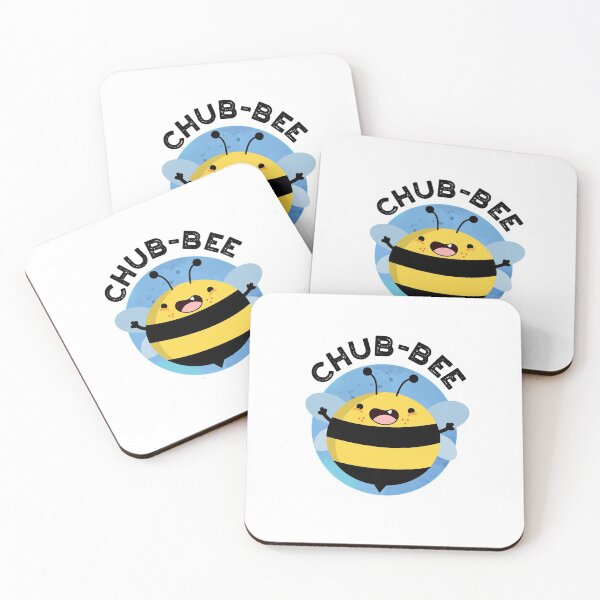 Item preview, Chub-bee Chubby Funny Bee Puns  designed and sold by punnybone.