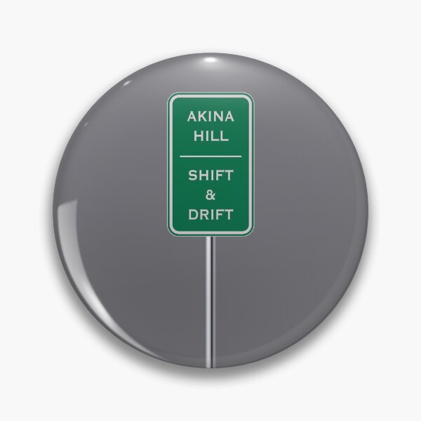 Artikelvorschau, Akina-Straßenschild! (auf Grau) entworfen und verkauft von epinkb.