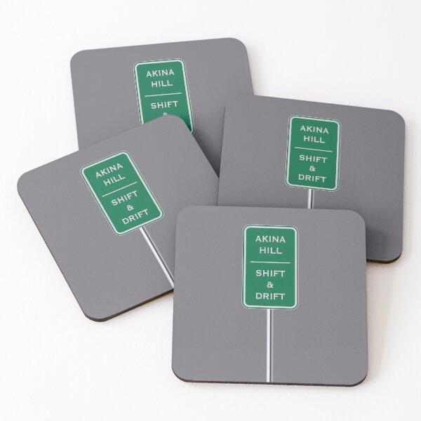 Item preview, Akina Road Sign! (on Grey) designed and sold by epinkb.