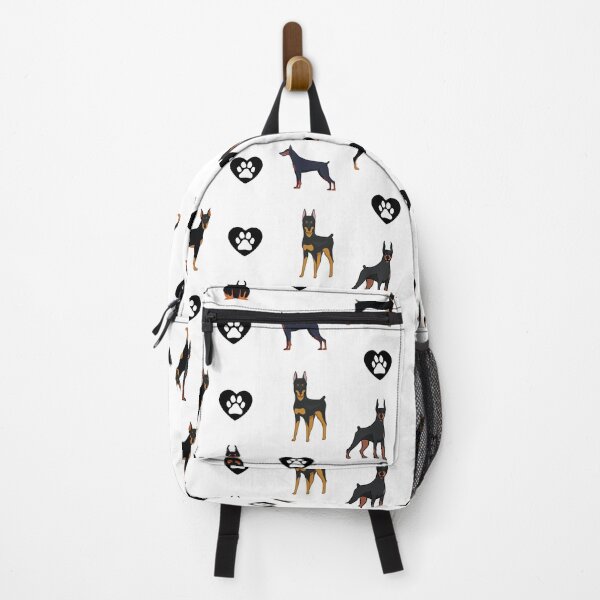 Item preview, Doberman Sticker Pack with Paw Prints - Doberman Lovers designed and sold by CaitU.