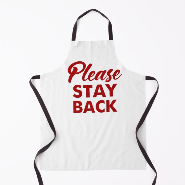 Item preview, PLEASE STAY BACK STICKER MASK BACK PRINT designed and sold by aydapadi.