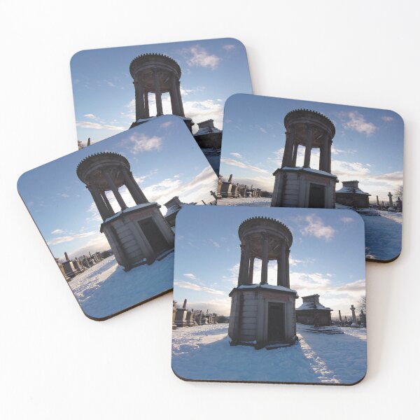 Item preview, Snowy Early Morning at Glasgow's City Necropolis designed and sold by FlikeNoir.