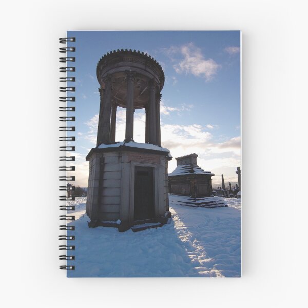 Item preview, Snowy Early Morning at Glasgow's City Necropolis designed and sold by FlikeNoir.