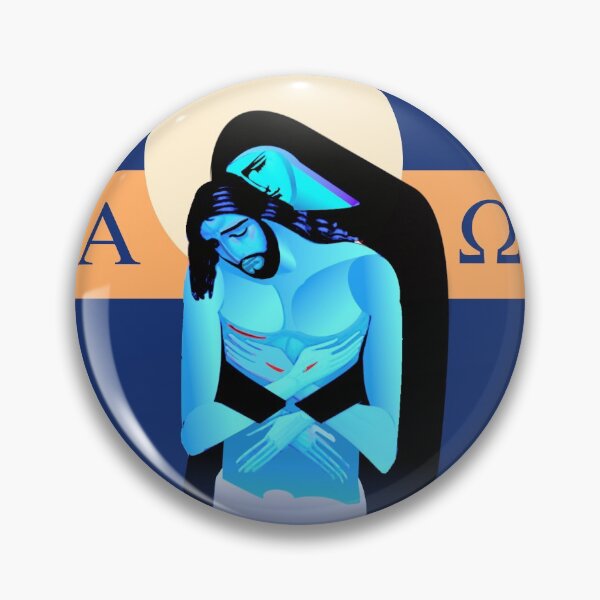Item preview, Jesus and Mary, the Lamentation of Christ  designed and sold by Sanctum Icons.