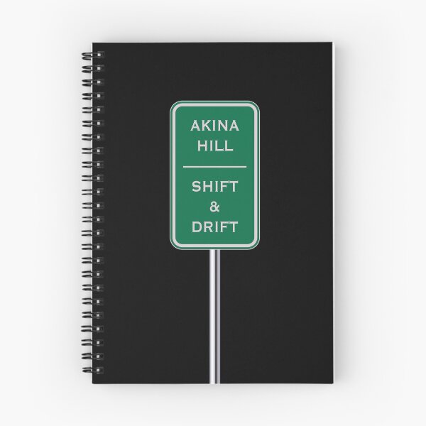 Item preview, Akina Road Sign! (on Black) designed and sold by epinkb.