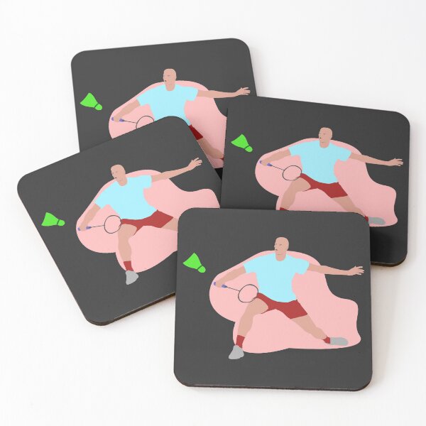 Item preview, Badminton Netting Flat Illustration designed and sold by socozora.