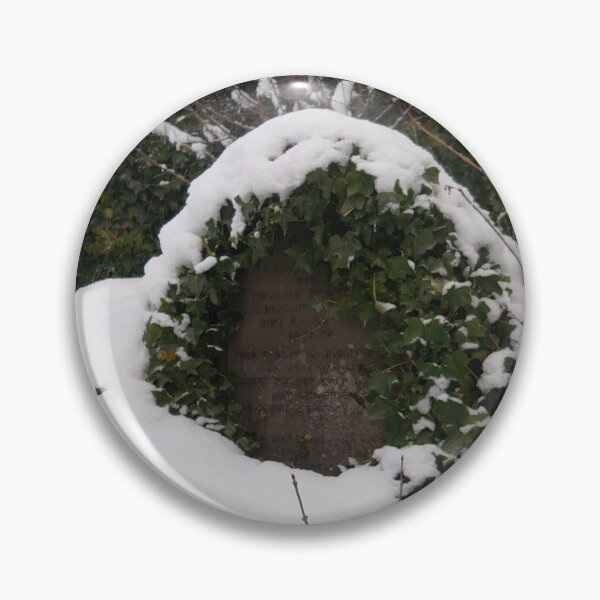 Item preview, Snow-Covered Grave Marker in Glasgow's City Necropolis designed and sold by FlikeNoir.