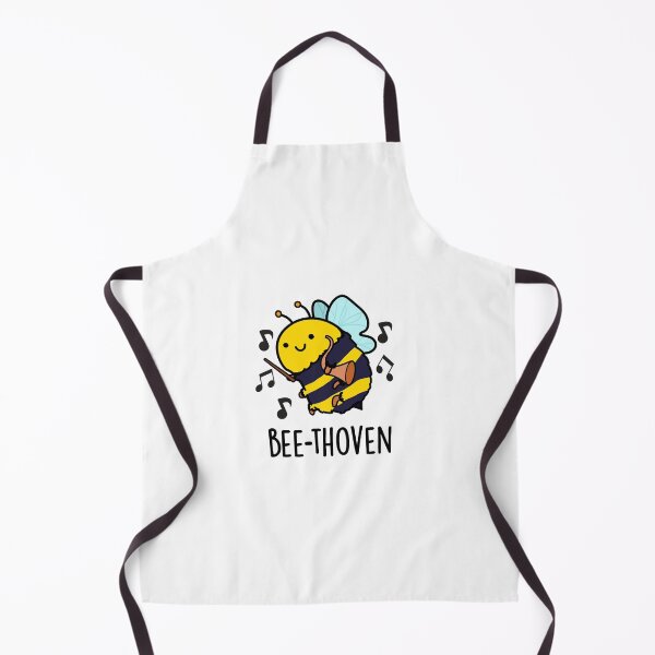 Item preview, Bee-thoven Funny Music Bee Puns designed and sold by punnybone.