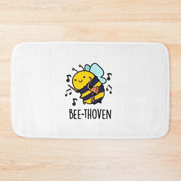 Item preview, Bee-thoven Funny Music Bee Puns  designed and sold by punnybone.