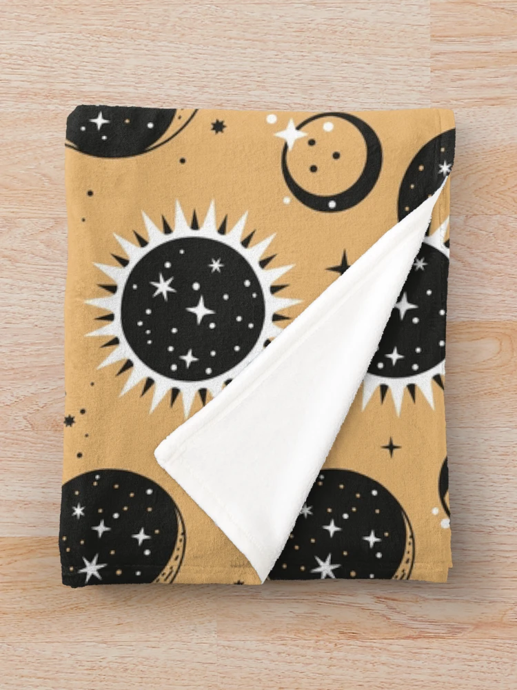 Thumbnail 3 of 6, Throw Blanket, Planets designed and sold by Patternsonly.