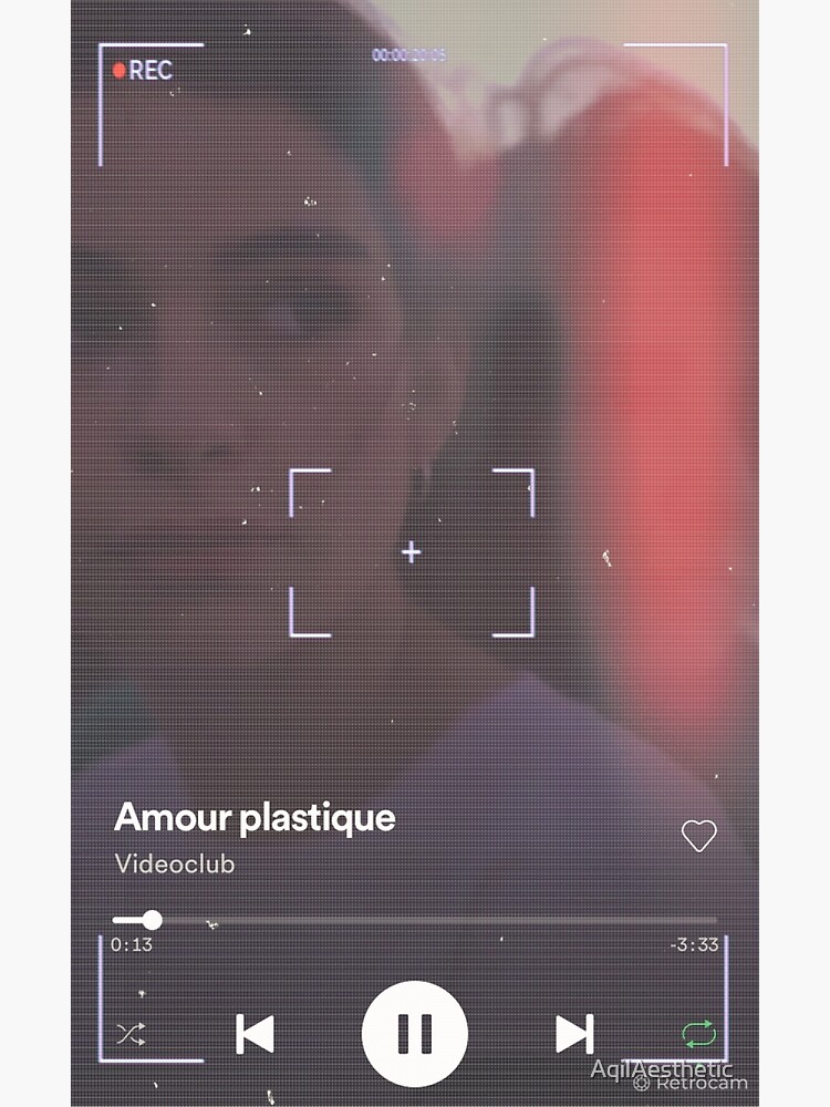 "amour plastique - videoclub" Photographic Print for Sale by