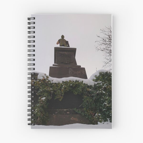 Item preview, Snowy and Ivy-Covered Glasgow Necropolis Monument designed and sold by FlikeNoir.