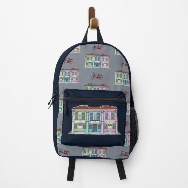Item preview, PERANAKAN SHOPHOUSE Navy designed and sold by designsMM.