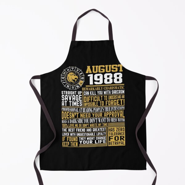 Item preview, Born August Leo 1988 T-Shirt 32Nd Birthday Gifts designed and sold by leinabrown.
