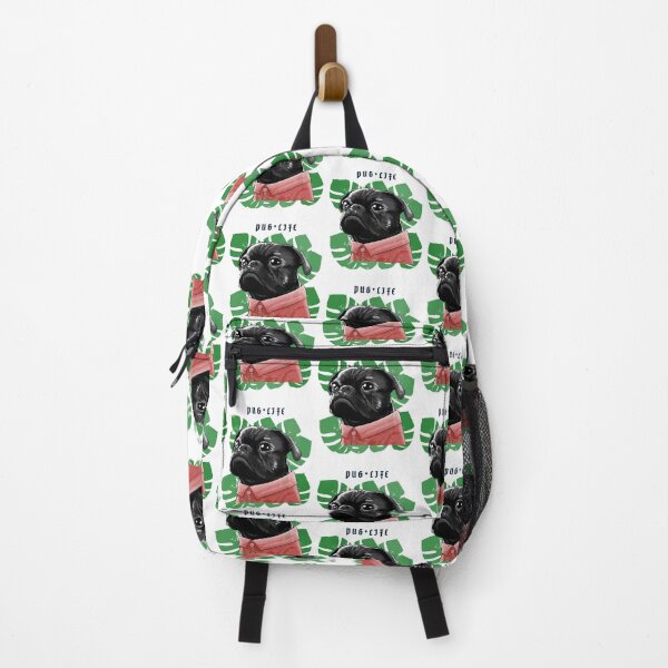 Item preview, Pug Life - Cute Pug Lovers - w/ Monstera leaves designed and sold by onjcdesign.