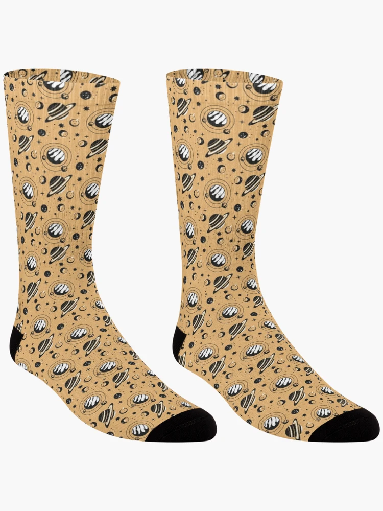 Thumbnail 3 of 5, Socks, Planets designed and sold by Patternsonly.