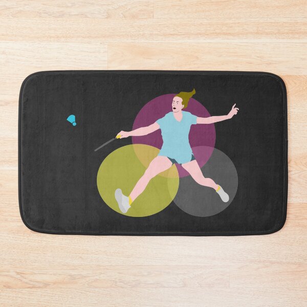 Item preview, Badminton Netting Female Illustration designed and sold by socozora.