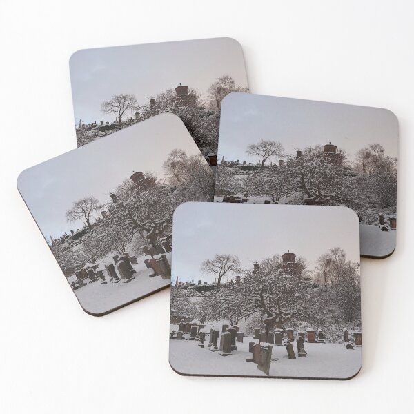 Item preview, Snowy Glasgow Necropolis Trees designed and sold by FlikeNoir.