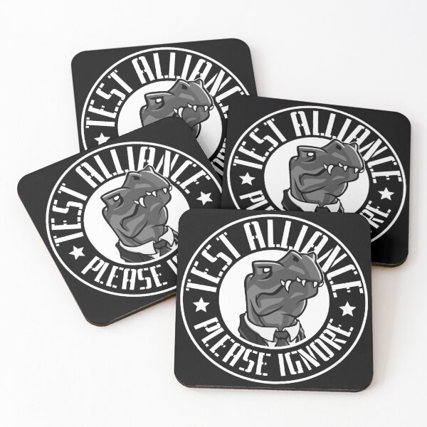 Item preview, Test Alliance Please Ignore Middle Management Dino Circle in White designed and sold by namahanna.