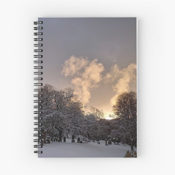 Item preview, Sunrise Behind Steam Over Glasgow's City Necropolis designed and sold by FlikeNoir.