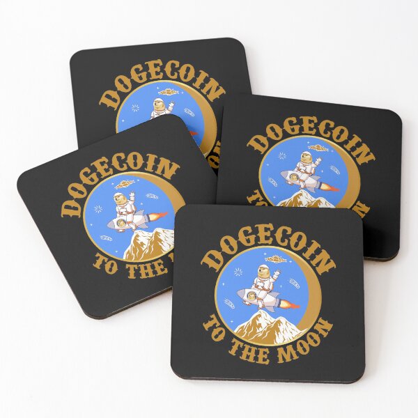 Item preview, DOGECOIN To The Moon - Cool Men's Moon Astronaut designed and sold by The Full Cart.