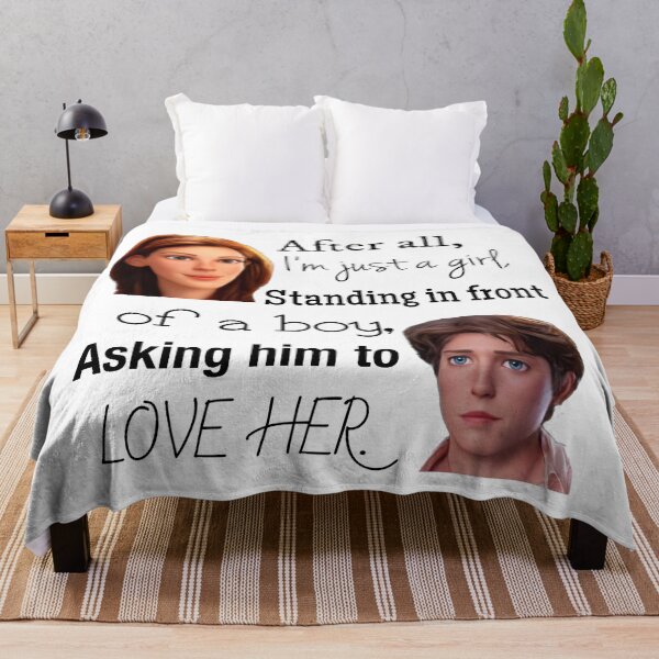 Item preview, I’m just a girl - notting hill quote designed and sold by froggyleggs.