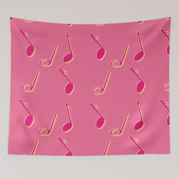 Item preview, Pink glow music notes designed and sold by PBerry.