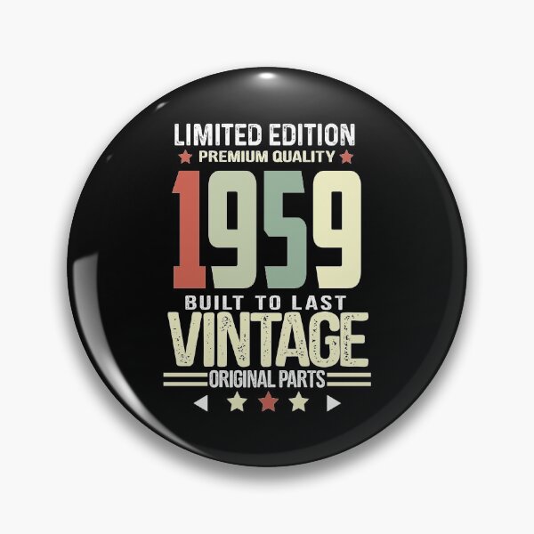Item preview, Vintage 1959 - Retro Birthday designed and sold by MeroniGDesign.